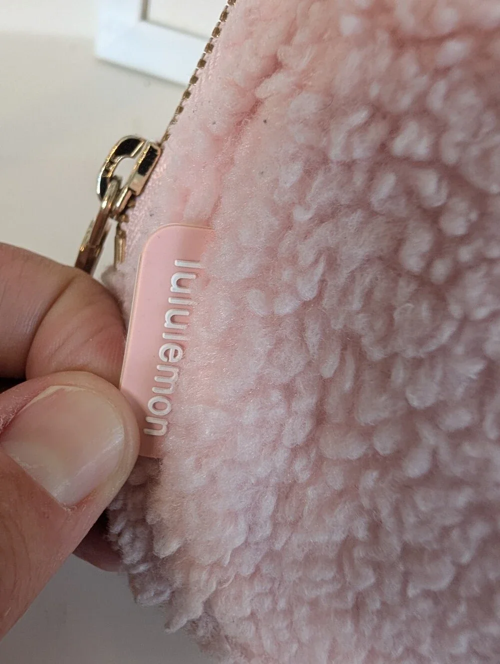 🩷EUC Lululemon Athletica Everywhere Fleece Adjustable Unisex Use Belt Bag, Pink